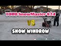 SNOW WINDROW vs TORO SNOWMASTER • Snow Removal / Clearing Snow • Tough Duck Active Jacket • OldLenn