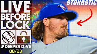 MLB DFS Picks Today 8\/23\/23: DraftKings \& FanDuel Baseball Lineups | Deeper Dive \& Live Before Lock