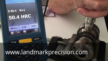 UCI (ultrasonic) handheld portable hardness tester Sonodur2 testing gear teeth