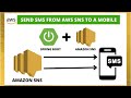 Send SMS from AWS SNS to a mobile AWS Simple Notification Service Spring Boot with Amazon SNS