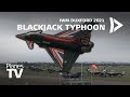 Awesome RAF 'Blackjack' Typhoon Duxford July Air Show 2021
