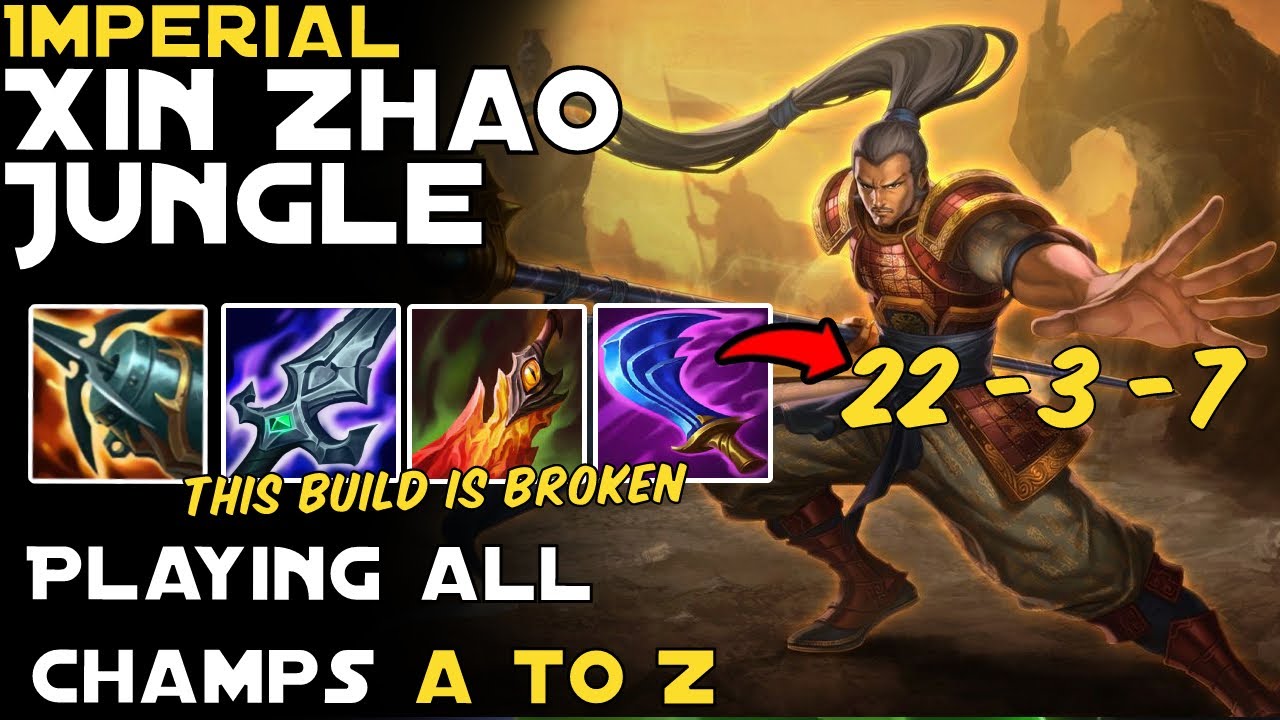 My midlaner went AFK.. so I Carried With a broken build XIN ZHAO - Season 12 - League of Legends