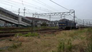 EF510-511+E3系 R26編成 甲種 新津駅出発