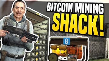 BITCOIN MINING SHACK - Gmod DarkRP | Hidden Bitcoin Base!