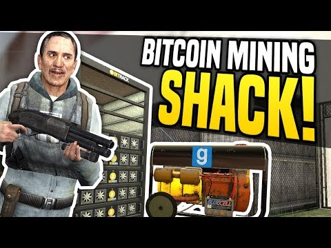 BITCOIN MINING SHACK - Gmod DarkRP | Hidden Bitcoin Base!