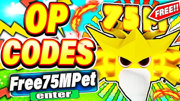 (2022) ALL *NEW* SECRET OP CODES! Roblox Pet Clicker Simulator(NEW  75M UPDATE) Codes!