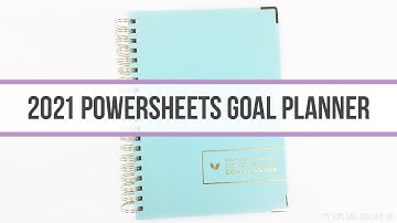 2021 POWERSHEETS GOAL PLANNER REVIEW | Cultivate What Matters