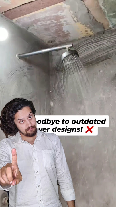 Say GoodBye👋 To Outdated❌ Shower Design🖐️ Instead Use This✅ #showerdesign #shorts #100k