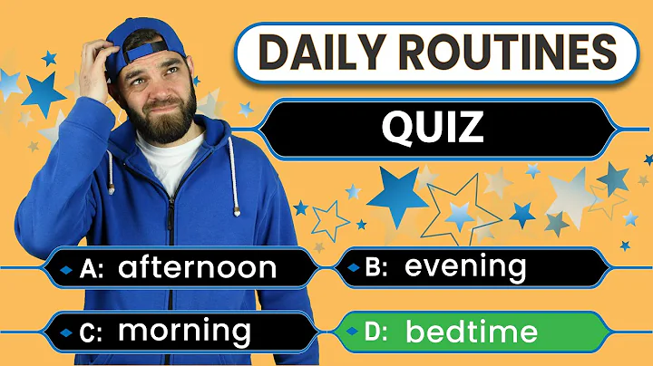 Daily Routine Game & Quiz | Beginner English for Kids | Daily Routine Speaking Practice