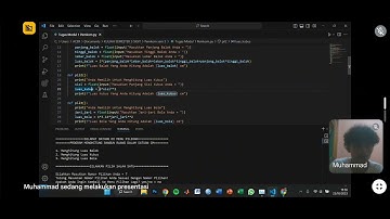 CONTOH PROGRAM SEDERHANA MENGHITUNG LUAS BANGUN RUANG - TUGAS MINGGUAN MODUL 1 PEMROGRAMAN KOMPUTER
