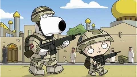 FAMILY GUY - Saving Private Brian with Stewie Griffin. (Best Parts)  HD.