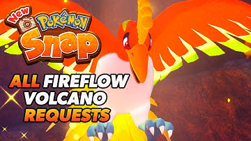 New Pokémon Snap All Fireflow Volcano Requests Guide | Voluca Island