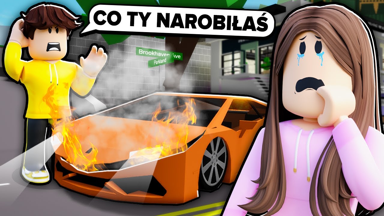 ROZBIŁAM AUTO MOJEGO CHŁOPAKA w ROBLOX... 😭