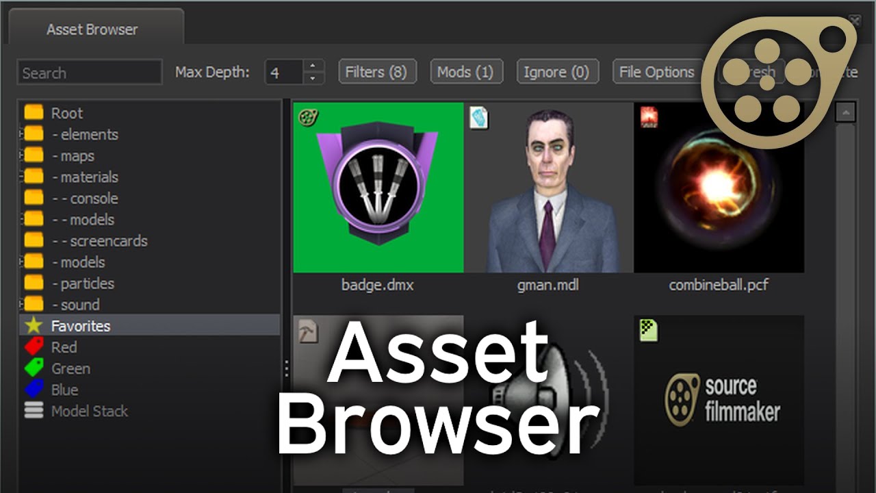 Using my SFM Asset Browser script - YouTube