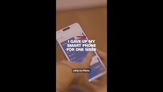 I gave up my smartphone for a week. It exhausted me
