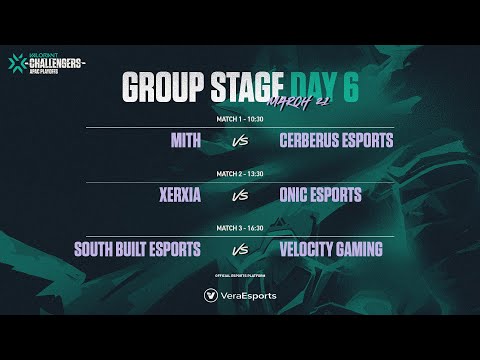 [TH] VCT Stage 1 - Challengers APAC - Group Stage - วันที่ 6