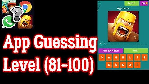 App Guessing Level 81 82 83 84 85 86 87 88 89 90 91 92 93 94 95 96 96 97 98 99 100 Answer