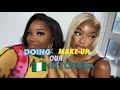 DOING OUR MAKE-UP IN YORUBA 🇳🇬*FAIL* FT HANNAH LONDON WITH SUBTITLES