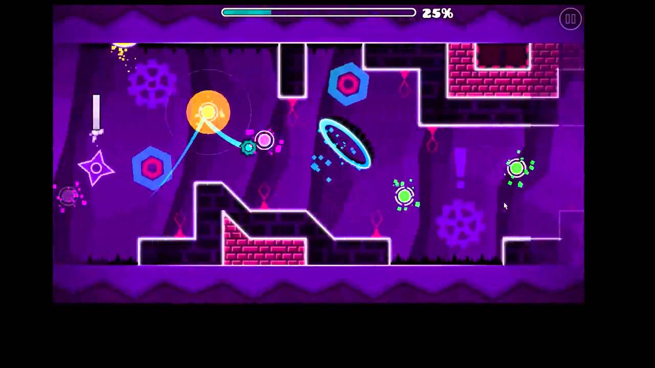 Geometry Dash : My 1st level-Preview (WIP)