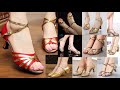 PARTYWEAR GOLDEN DESIGNS FOOTWEARS 2021classic sandal elegant pointed heels party shoe wedding woman