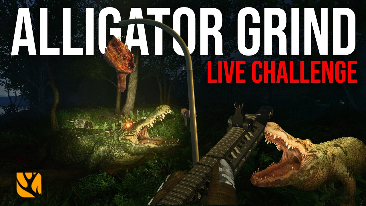 Alligator Super Rare Grind! Using the new Feeders