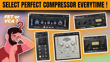 COMPRESSOR SELECTION Masterclass (FET vs Opto vs VCA Explained!) 🔥