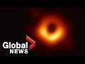 Scientists unveil the first photo of a black hole