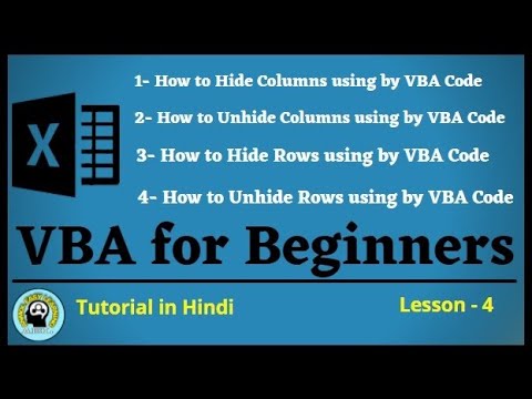 VBA for beginners_Lesson-4_Excel VBA Tutorial in Hindi_Excel VBA Course ...