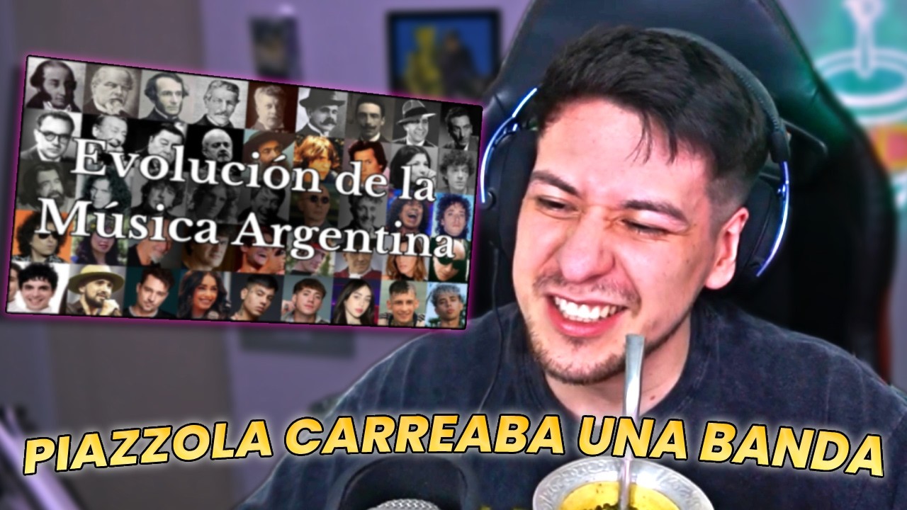 Nachoide reacciona a “EVOLUCIÓN DE LA MÚSICA ARGENTINA 🇦🇷”