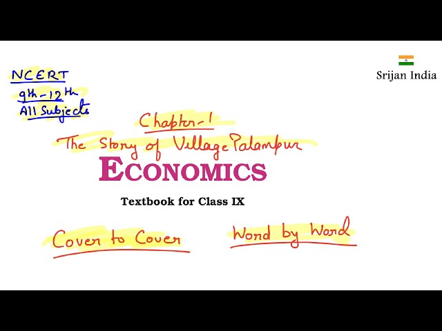 Chapter 1| NCERT Economy| Class 9th | Srijan India class=