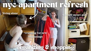 Organizing my NYC apartment *CLOSETS & KITCHEN* A vlog. screenshot 3