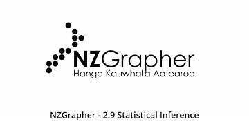 NZGrapher - 2.9 Statistical Inference