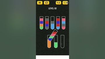 water Sort Puzzle Level 63| walkthrough solution | Mini Gamer World