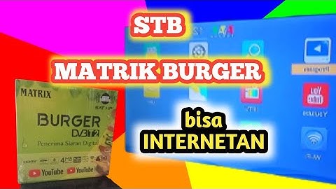 #cara masang dongle wifi ke stb matrik burger/matrik hijau@pakdesetyo2941