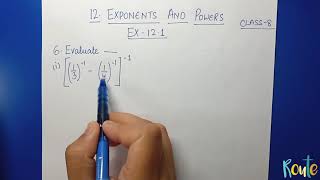 Exponents and powers ll Class 8 ll Chapter 12 ll Exercise 12.1 ll Question 6