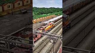 TWO FREIGHT TRAINS GET ON SAME TRACK😨, TRAIN SIMULATOR, TRAIN GAME,TRAIN CRASH, #train #traingame