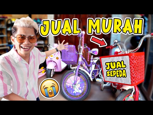 PRANK JUAL SEPEDA ALUNA DAN AMANDA!! DIA SEDIH BANGET!! class=