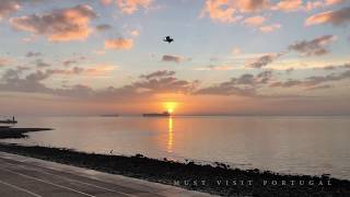 iPhone 8 Plus 4K Sunrise | First sunrise of the year from Praça do Comércio, Lisbon |