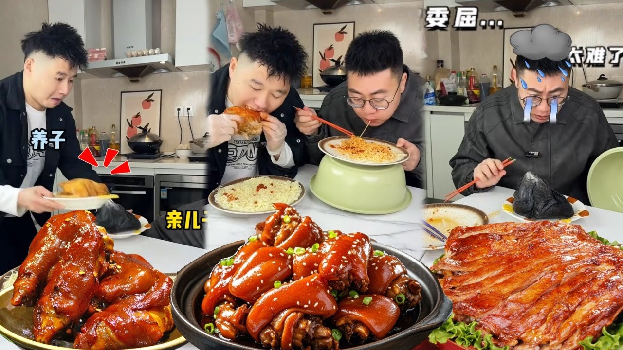 蠢哥哥藏烤鸡吃独食，不料聪明弟弟用生鸡调换，最后哥哥看到都懵掉了