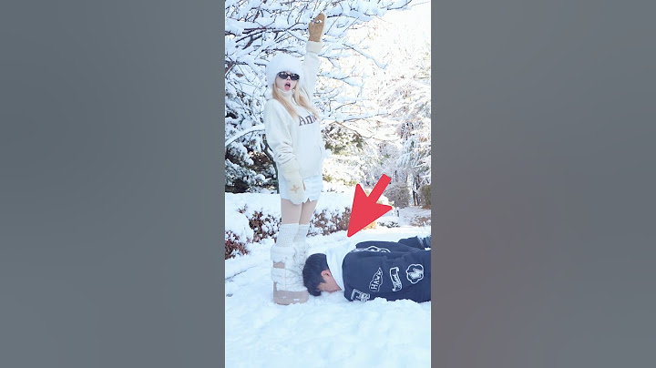 The CUTEST TREND with snow!!