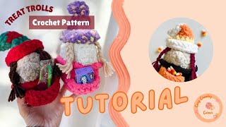 Treat Troll / Gnome Crochet Pattern Tutorial | Step-by-Step | Beginner Friendly | Christmas Elf 