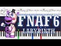 Labyrinth (FNAF 6) -  CG5 and Friends - Piano Cover w/ Sheets
