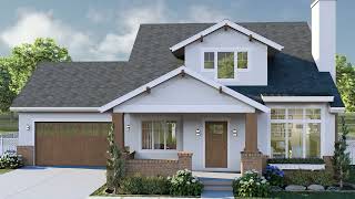 Craftsman House Plan Walkthrough | 3 Bed 2.5 Bath Two-Story Design (Plan 963-01140)