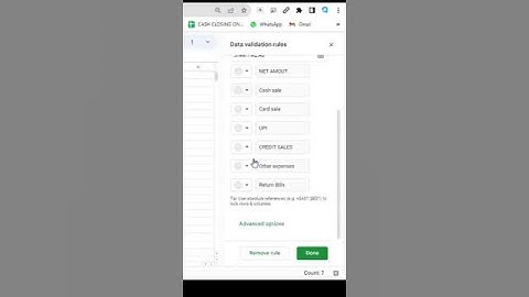 Google Sheets Tutorial - Creating a Dropdown from a Range