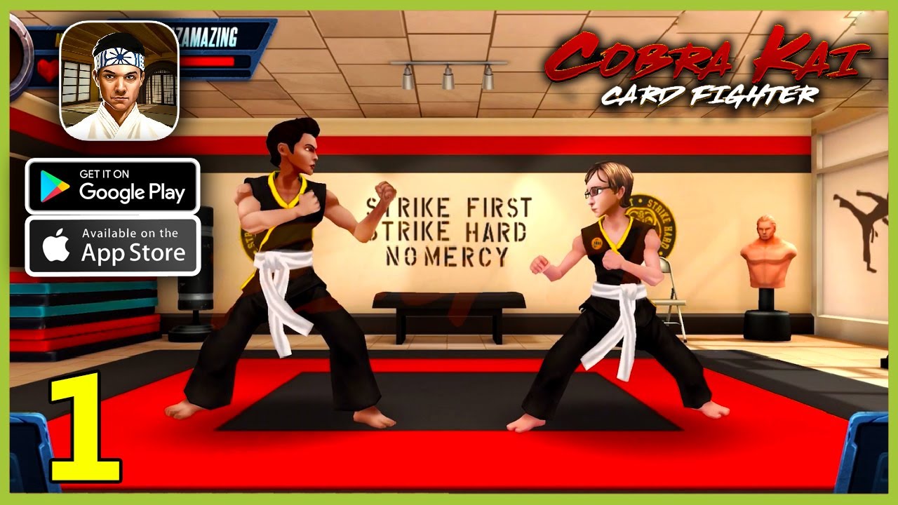 Cobra Kai Card Fighter Gameplay Walkthrough (Android, iOS) - Part 1 