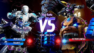 IRON MAN & THANOS VS ULTRON OMEGA - Marvel vs. Capcom: Infinite All Characters Unlock