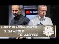 [Hotel Inter burgo Wonju W3GP 2021] Last 16 - Dick JASPERS (NED) vs Semih SAYGINER (TUR). H/L