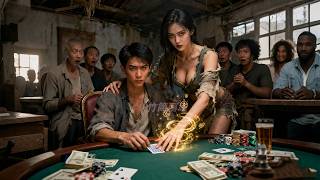 窮小夥新婚夜被騙進賭場輸光彩禮，豈料他的美艷嬌妻竟是消失已久的賭神！一張撲克牌雙手一翻贏空賭場一夜改命，對家裡掏空積蓄求姑奶奶饒命！#一张扑克牌一夜暴富