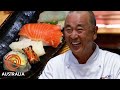 Chef Nobu Matsuhisa's Sushi Pressure Test | MasterChef Australia | MasterChef World