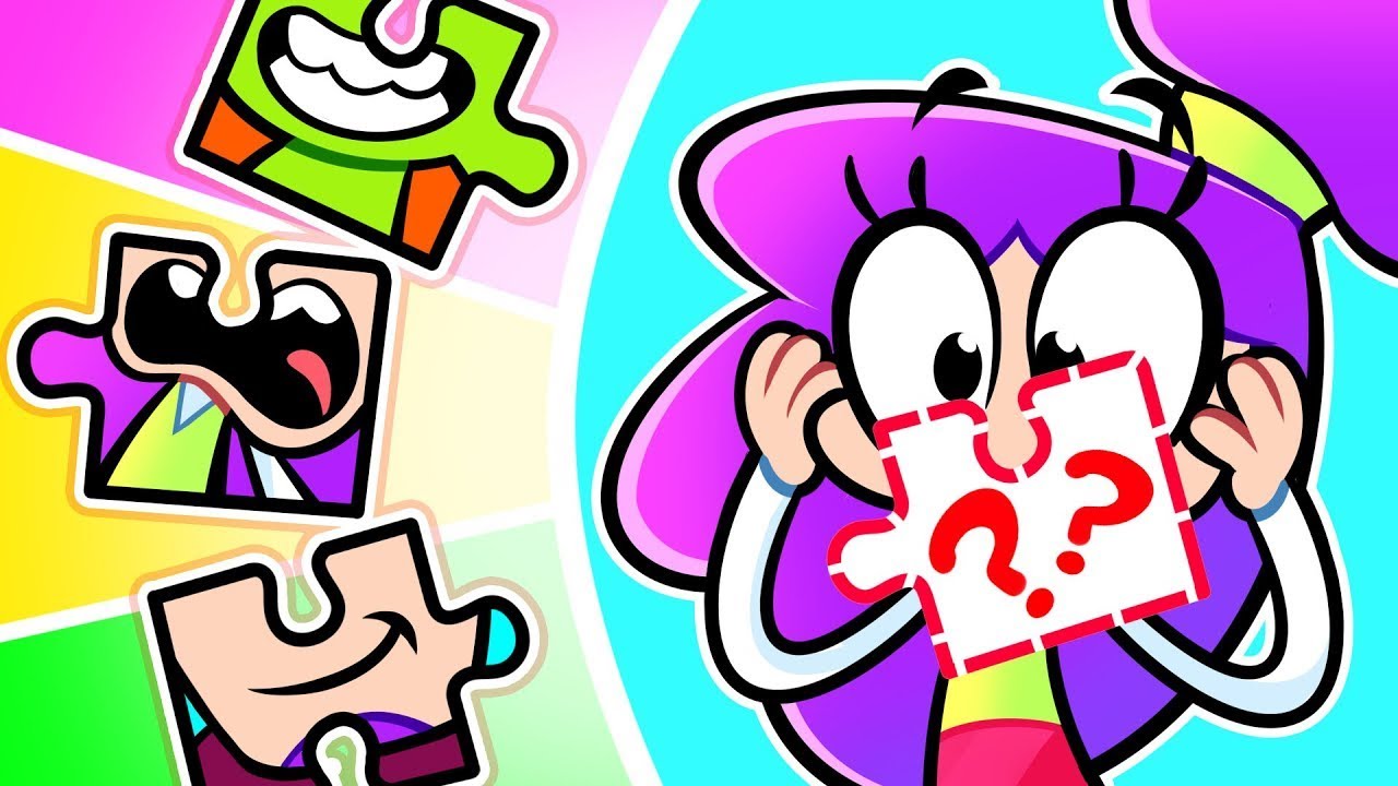 Where Is My Mouth? 😱 Body Puzzle Game! Solve The Mystery | Funny Cartoons For Kids & Nursery Rhymes